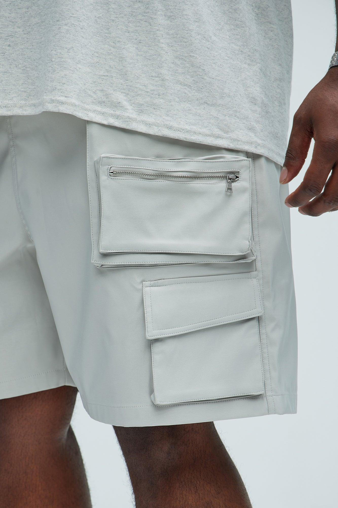 Kurt Cargo Shorts - Grey Product Image
