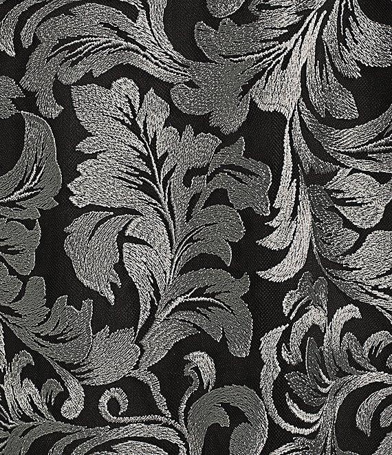 Caroline Rose Bella Soiree Embroidered Mesh Lace 3/4 Bell Sleeve Shift Dress Product Image