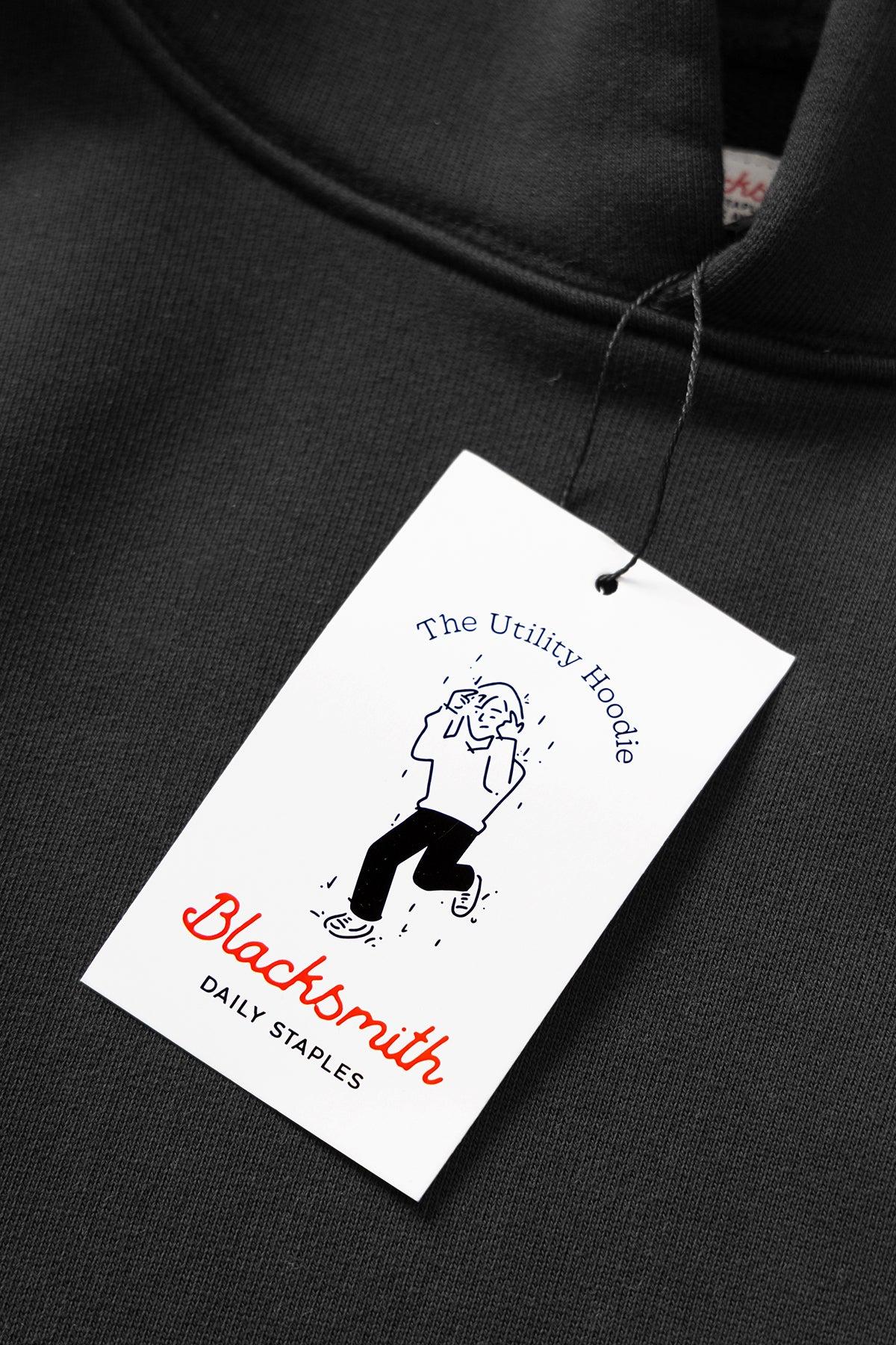Blacksmith - 750GSM Utility Hoodie - Black Product Image