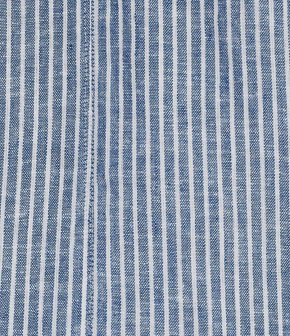Westbound Stripe Print 3/4 Sleeve V-Neck Top Product Image