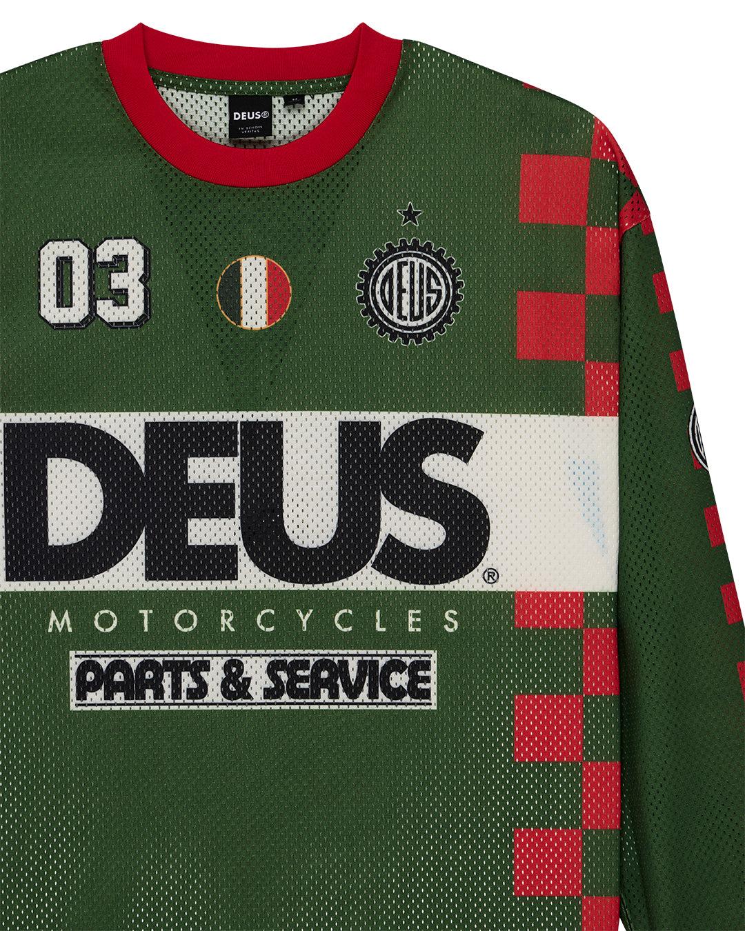 Overlap Moto Jersey - Green Bee Product Image