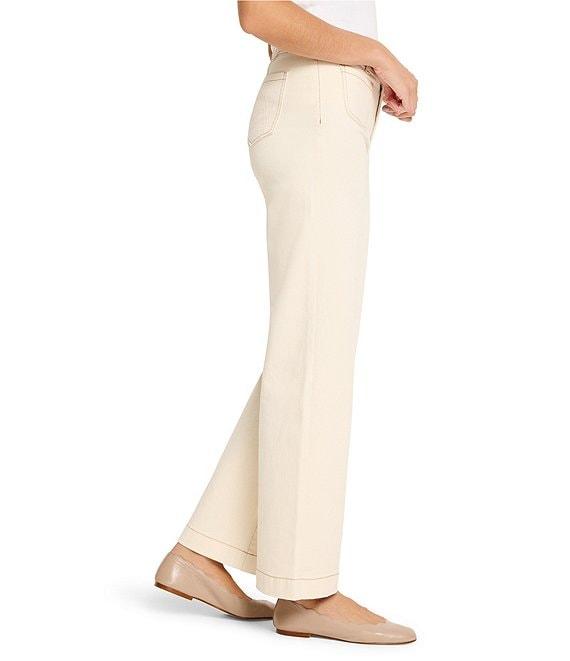 NIC + ZOE 31#double; High-Rise Wide Leg Patch Pocket Jeans Product Image