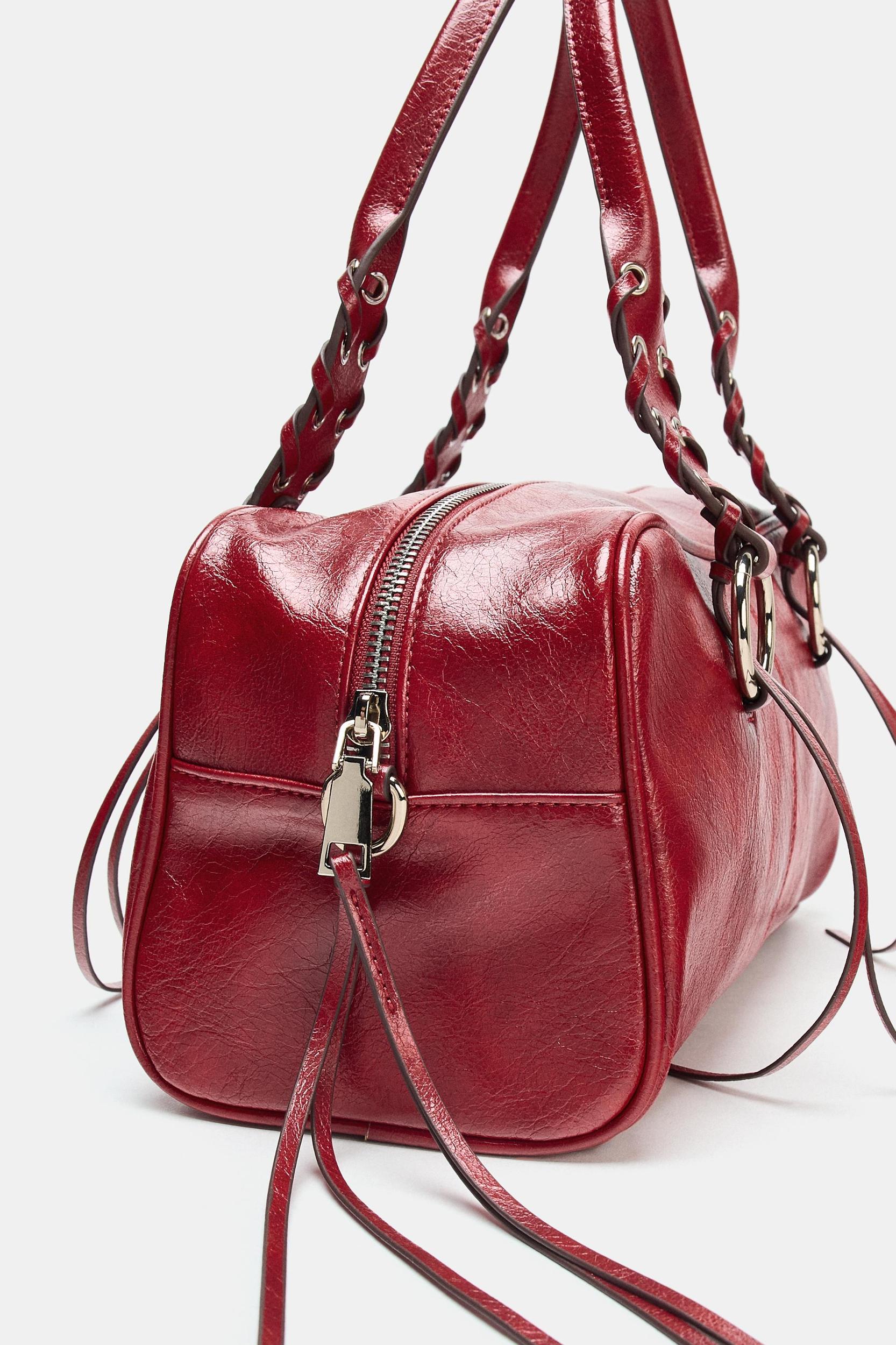 CRACKLED BOWLING BAG Product Image