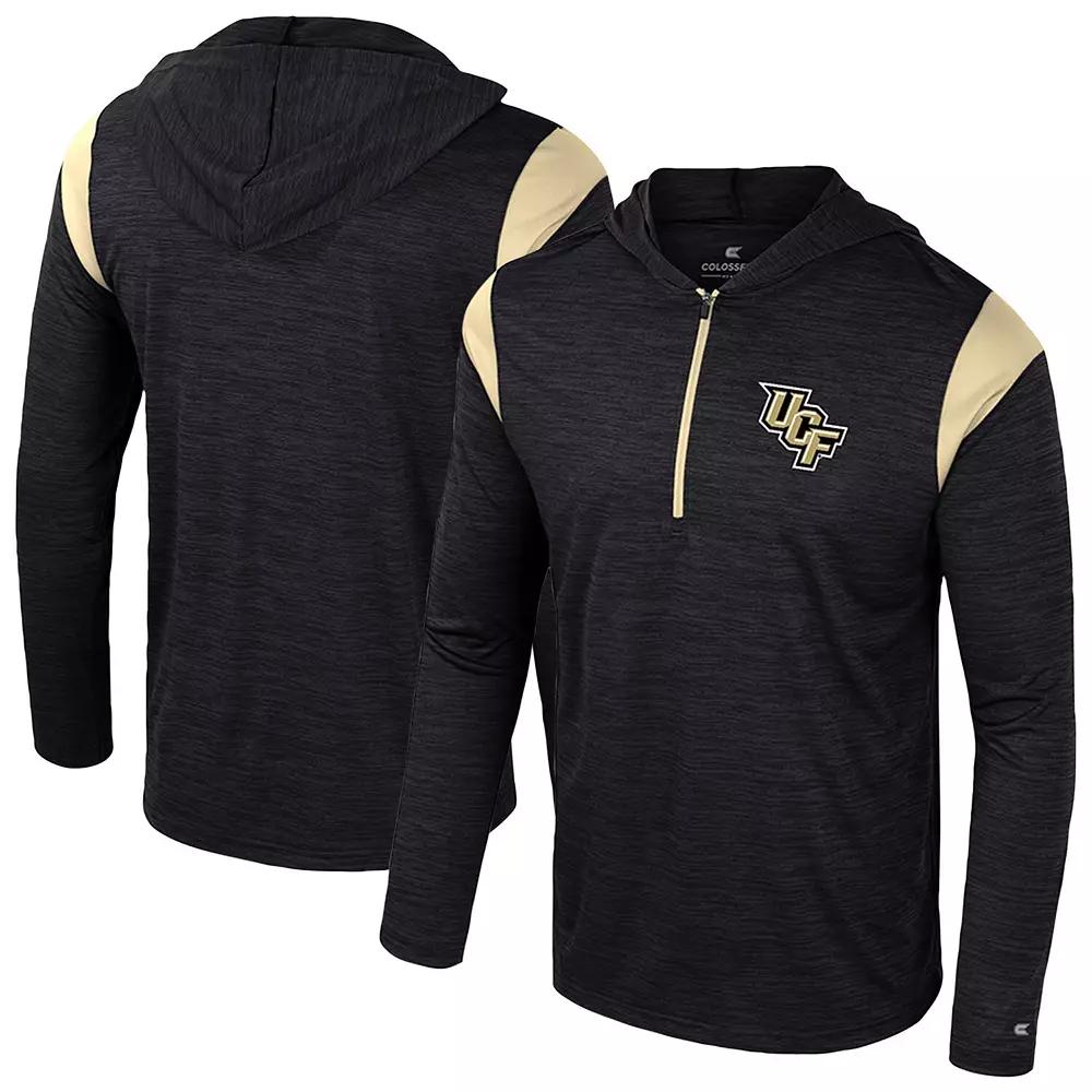 Men's Colosseum Black UCF Knights Dozer Half-Zip Windshirt, Size: XL Product Image