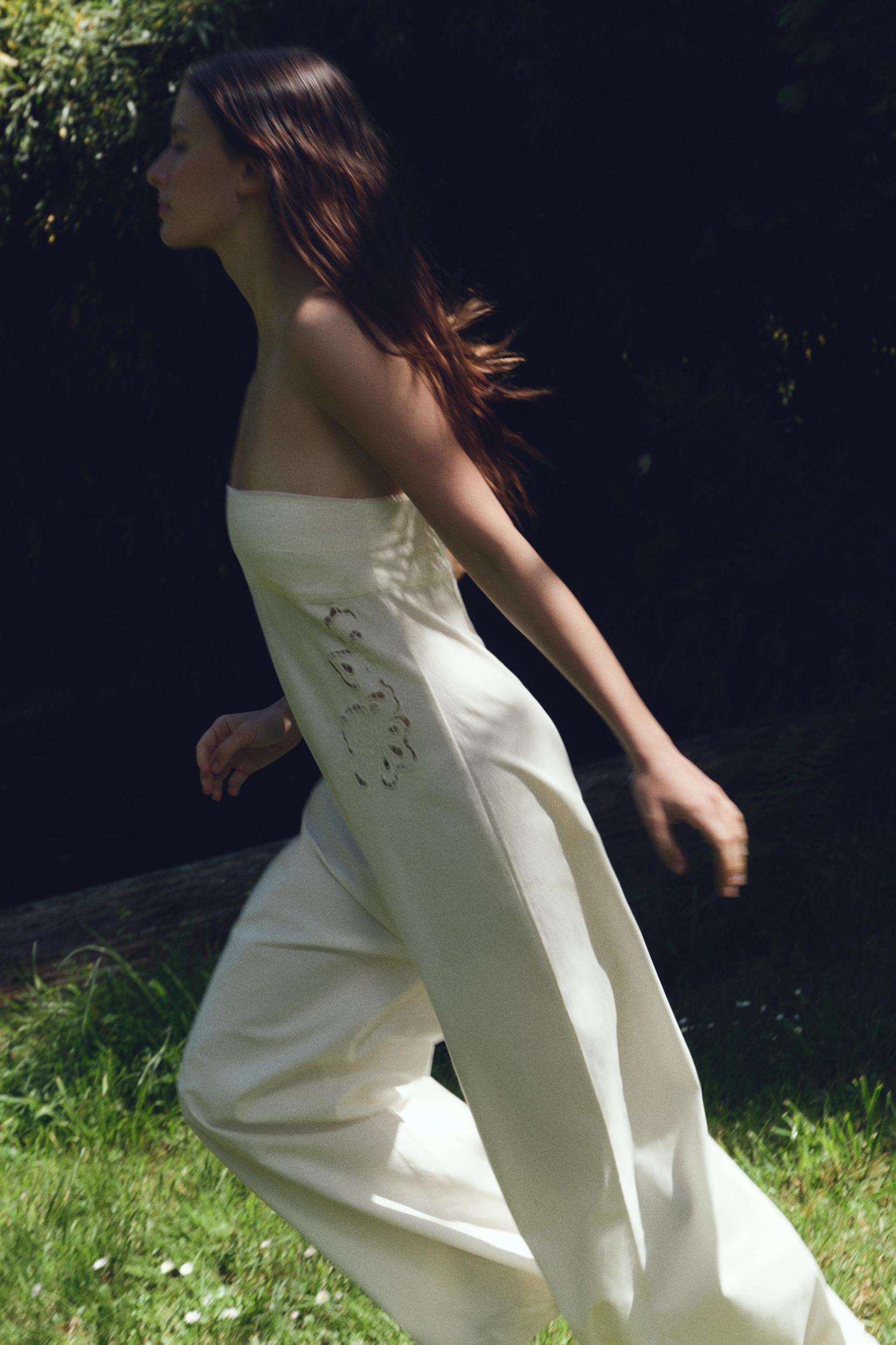 LONG EMBROIDERED JUMPSUIT Product Image