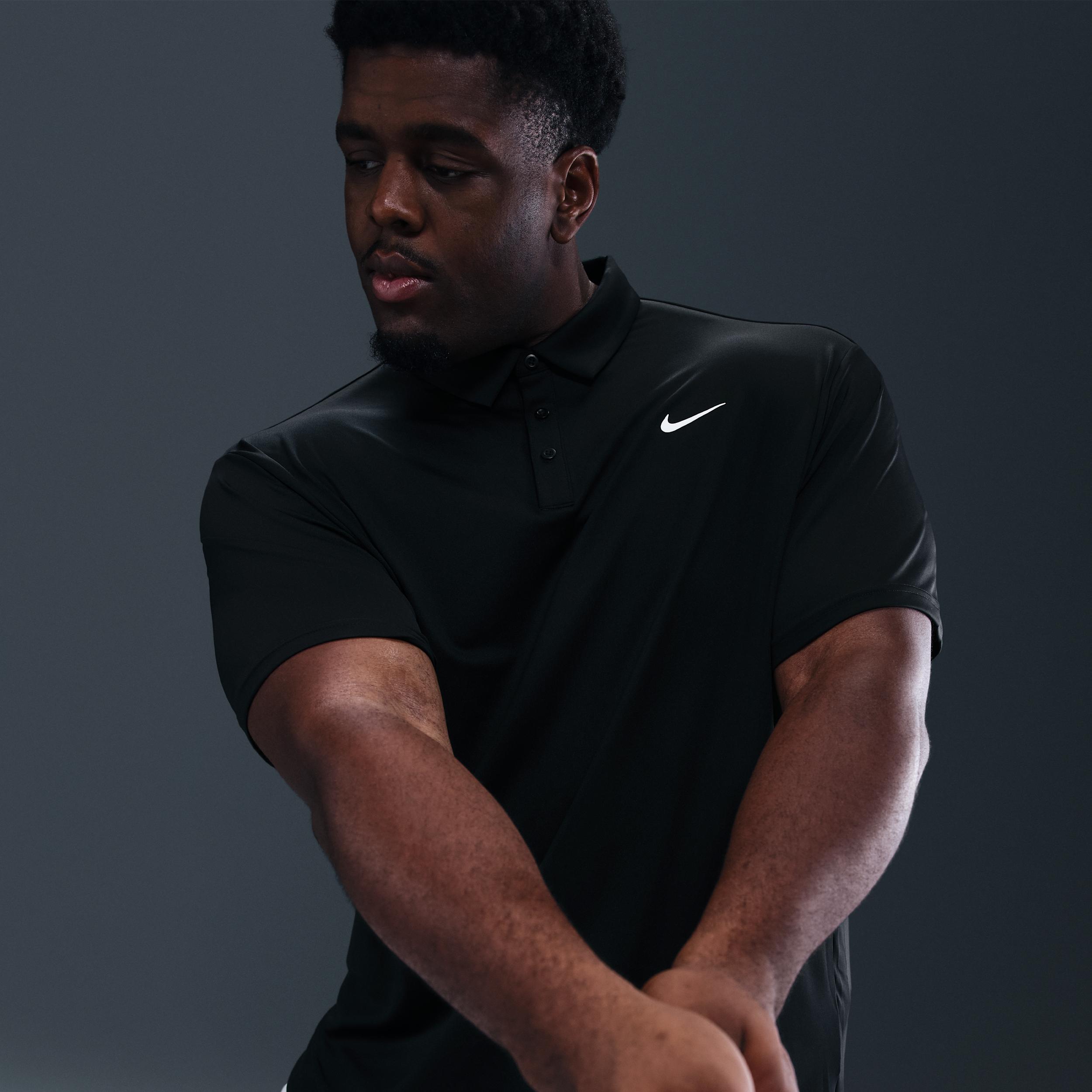Nike Mens Tour Dri-FIT Solid Golf Polo | FZ7481-010 Product Image