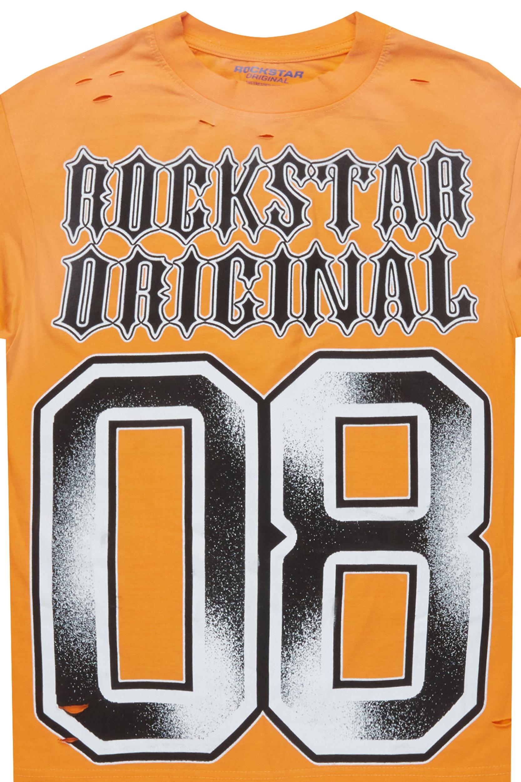 Revved Dark Grey Stacked Flare Jean Male Product Image