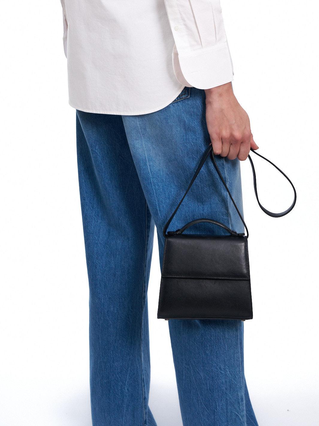 The Small Top Handle in Nappa Product Image