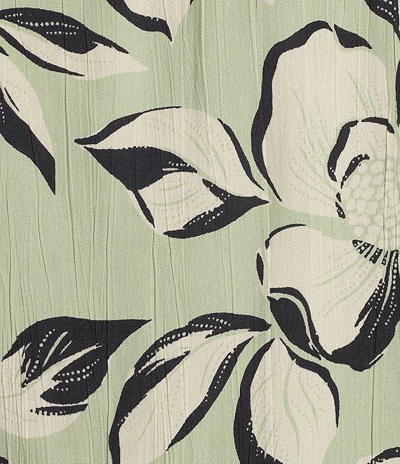 Angie Sleeveless V-Neck Floral Triple Tie Top Product Image