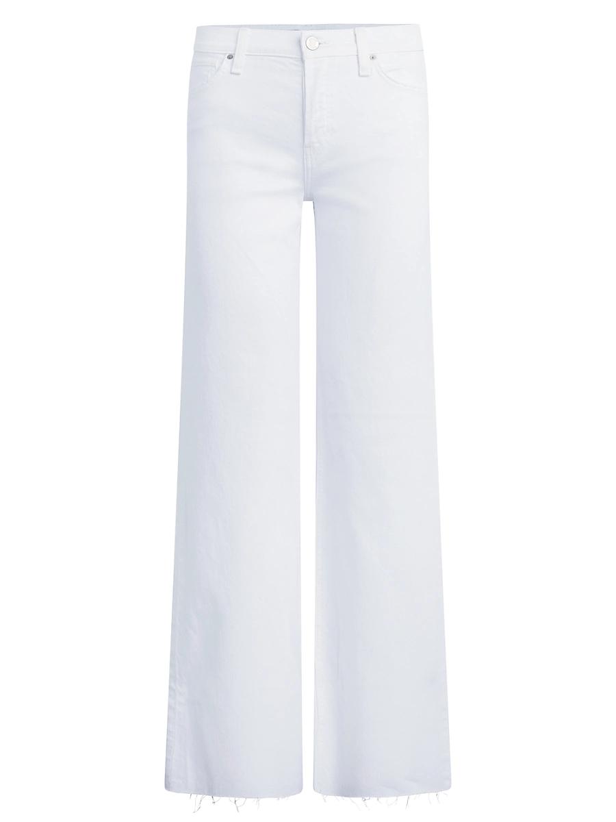 Womens Rosie High-Rise Wide-Leg Jeans Product Image