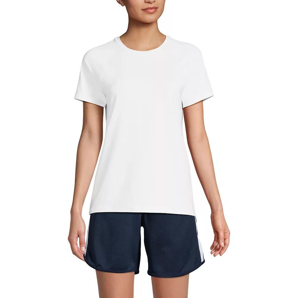 Women's Lands' End School Uniform Short Sleeve Active Tee,  Product Image