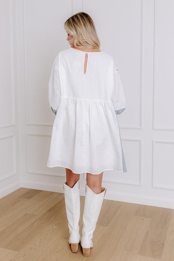 Playa Del Carmen Embroidered Mini Dress Product Image