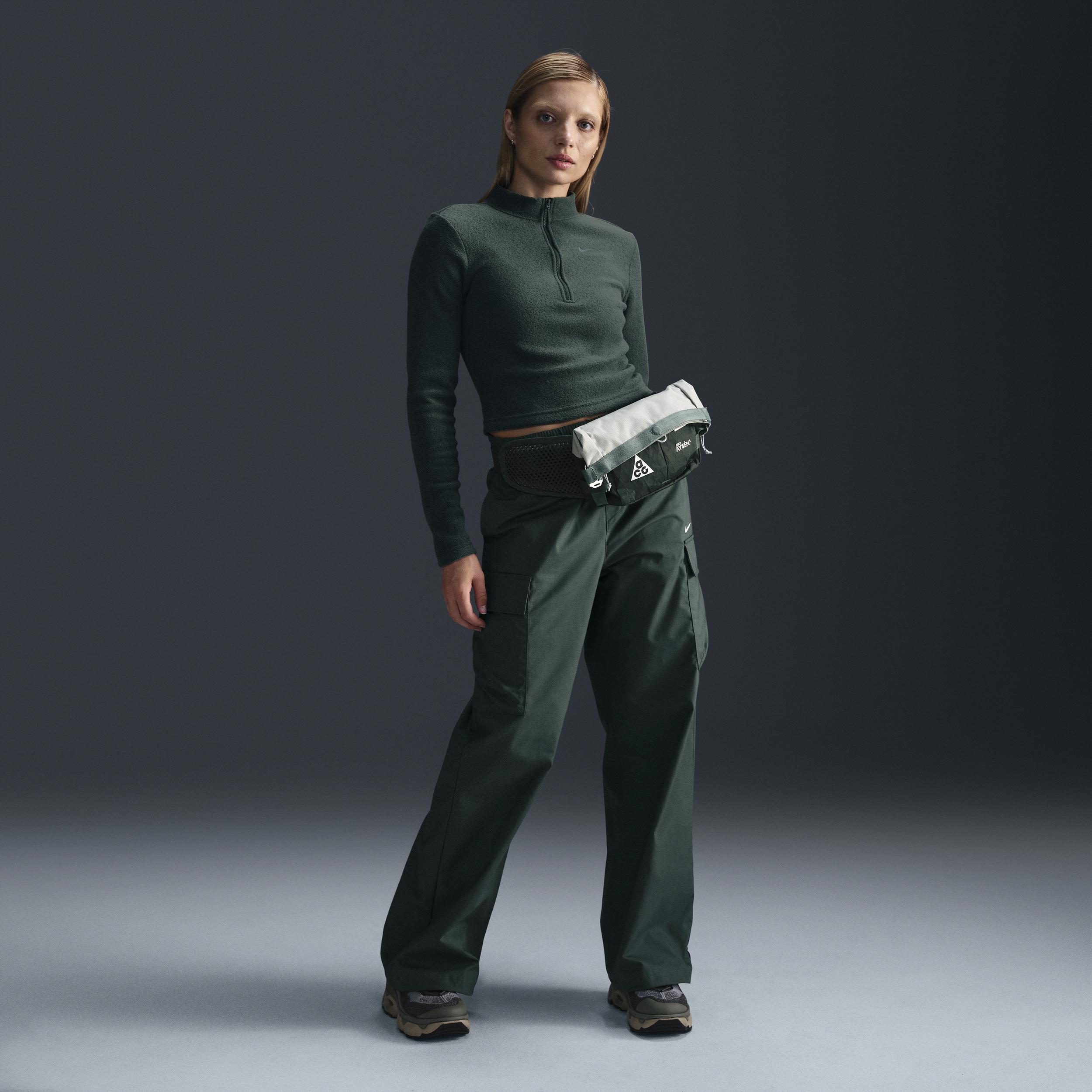 Nike Sportswear Phoenix Plush Women's Slim Long-Sleeve Cozy Fleece 1/2-Zip Top Product Image