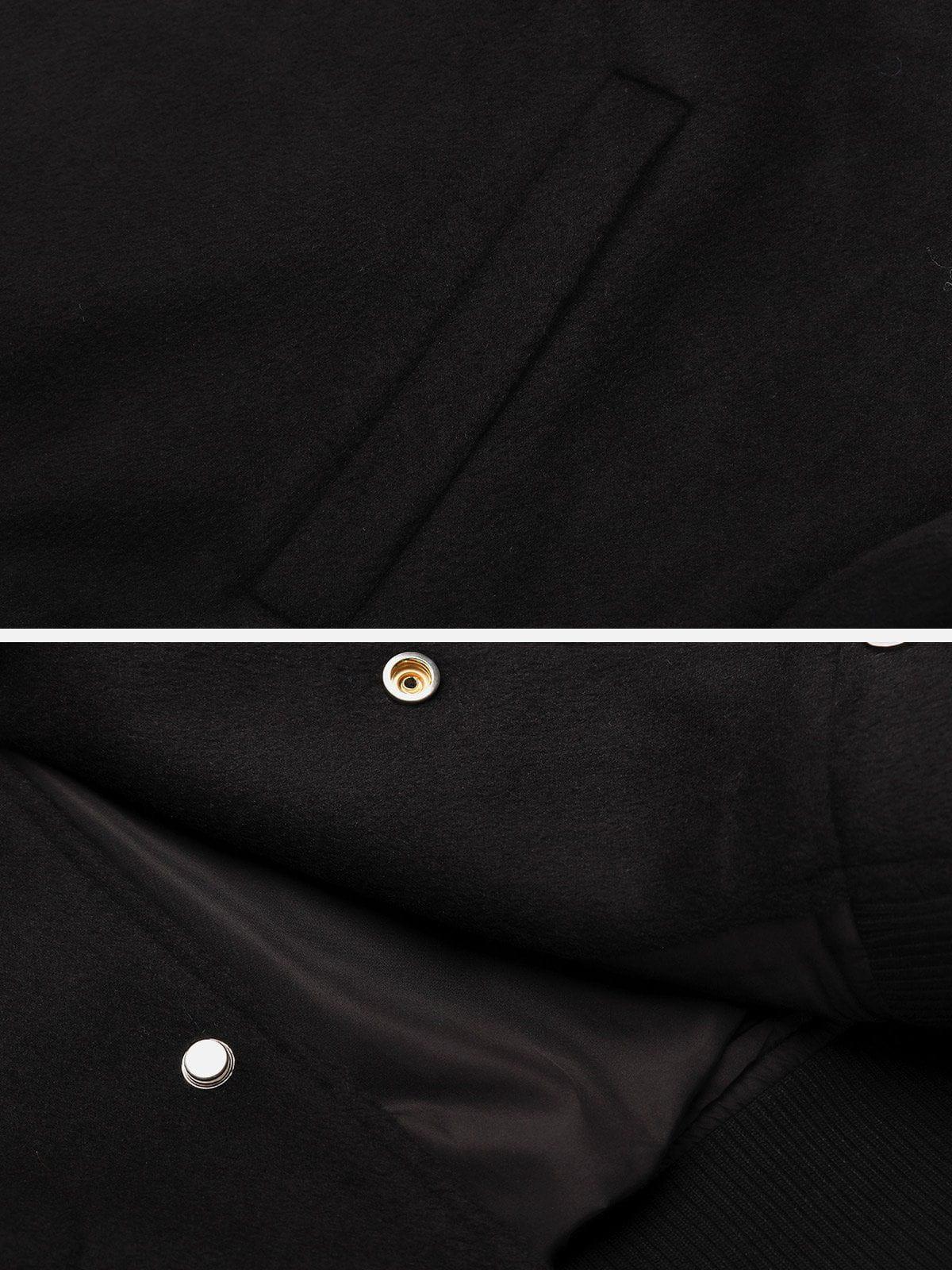 Aelfric Eden Patchwork Varsity Jacket Product Image