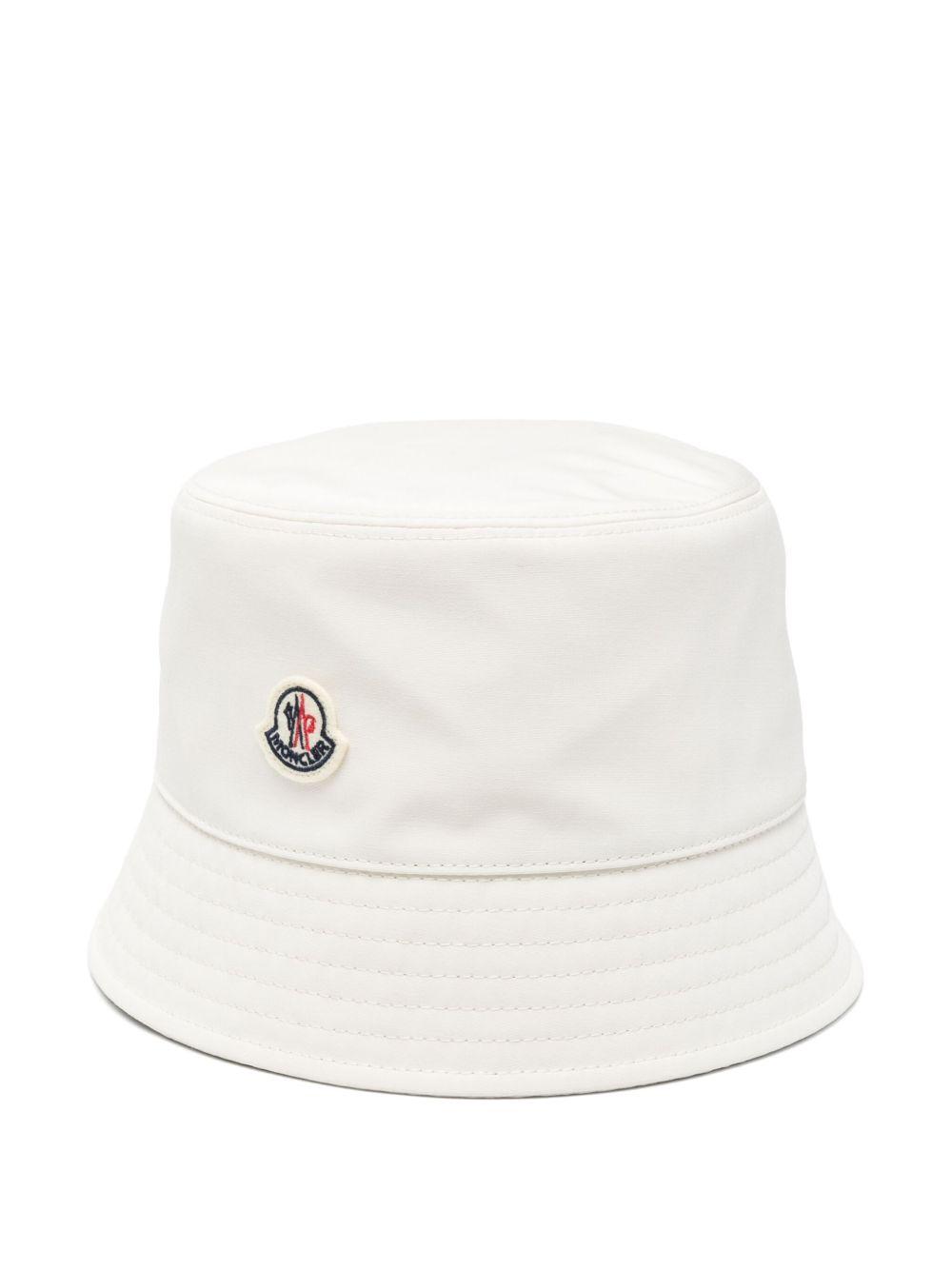 MONCLER Bucket Hat In White Product Image