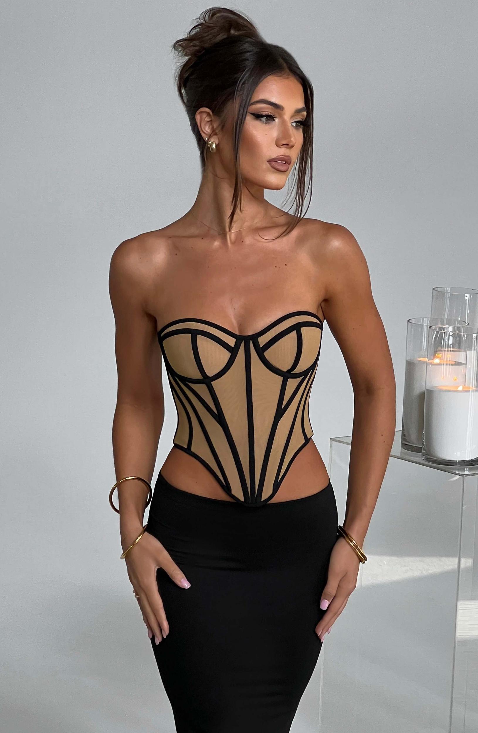 Santanna Corset - Ivory/Nude Product Image