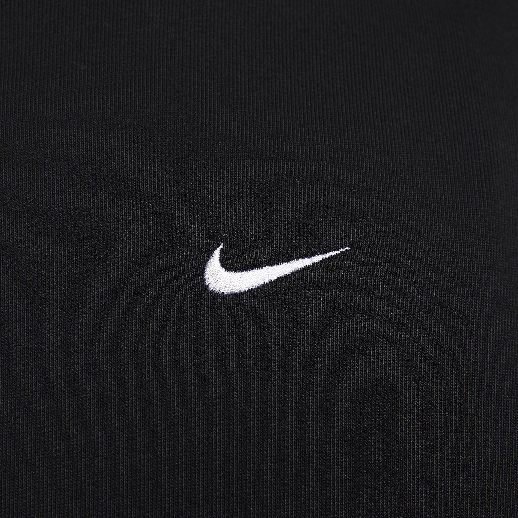 Nike Mens Solo Swoosh French Terry Pullover Hoodie | DX0813-010 Product Image