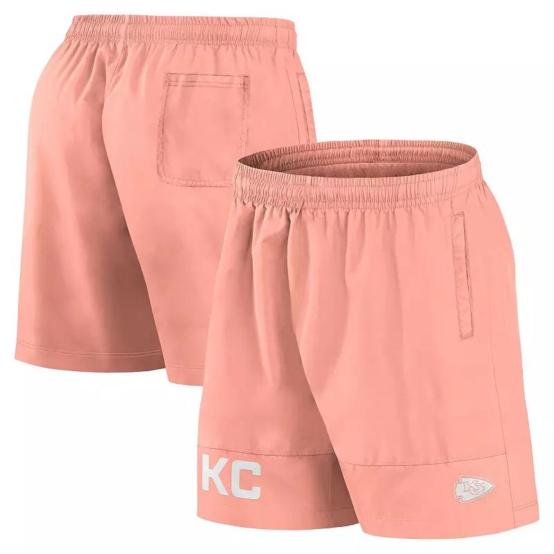 Men's Fanatics Coral Kansas City Chiefs Elements Shorts,  Product Image