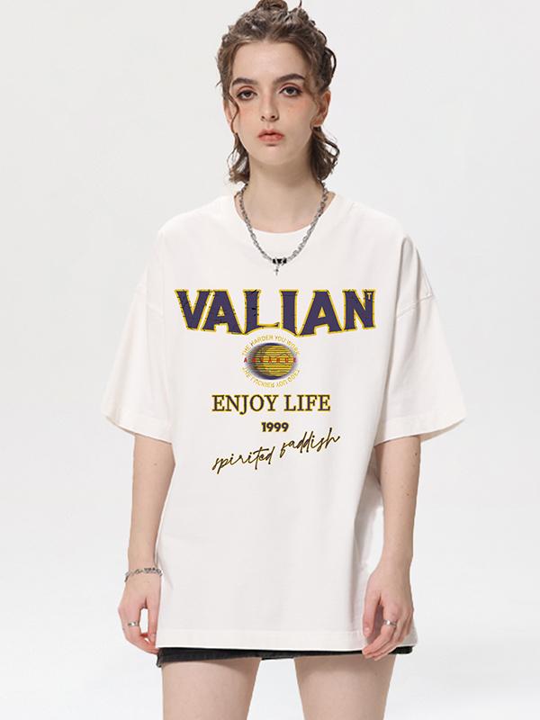 Street Letter Print Oversized Short Sleeve Tee Product Image