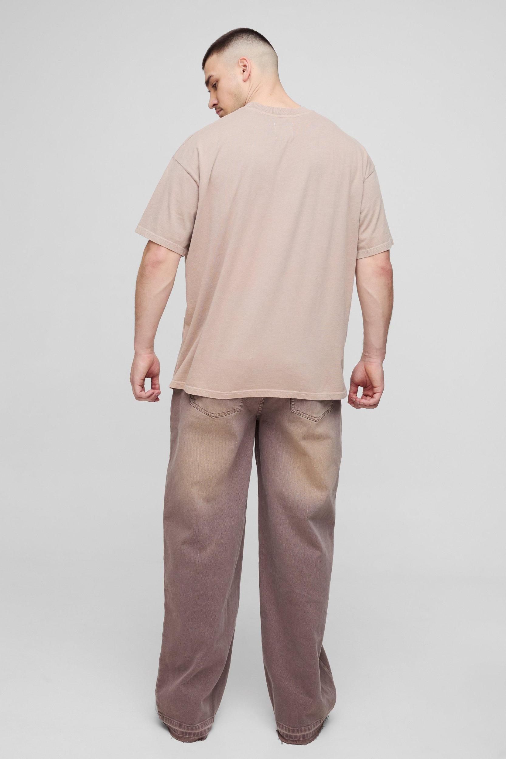 Tall Overdye Baggy Jeans | boohooMAN USA Product Image