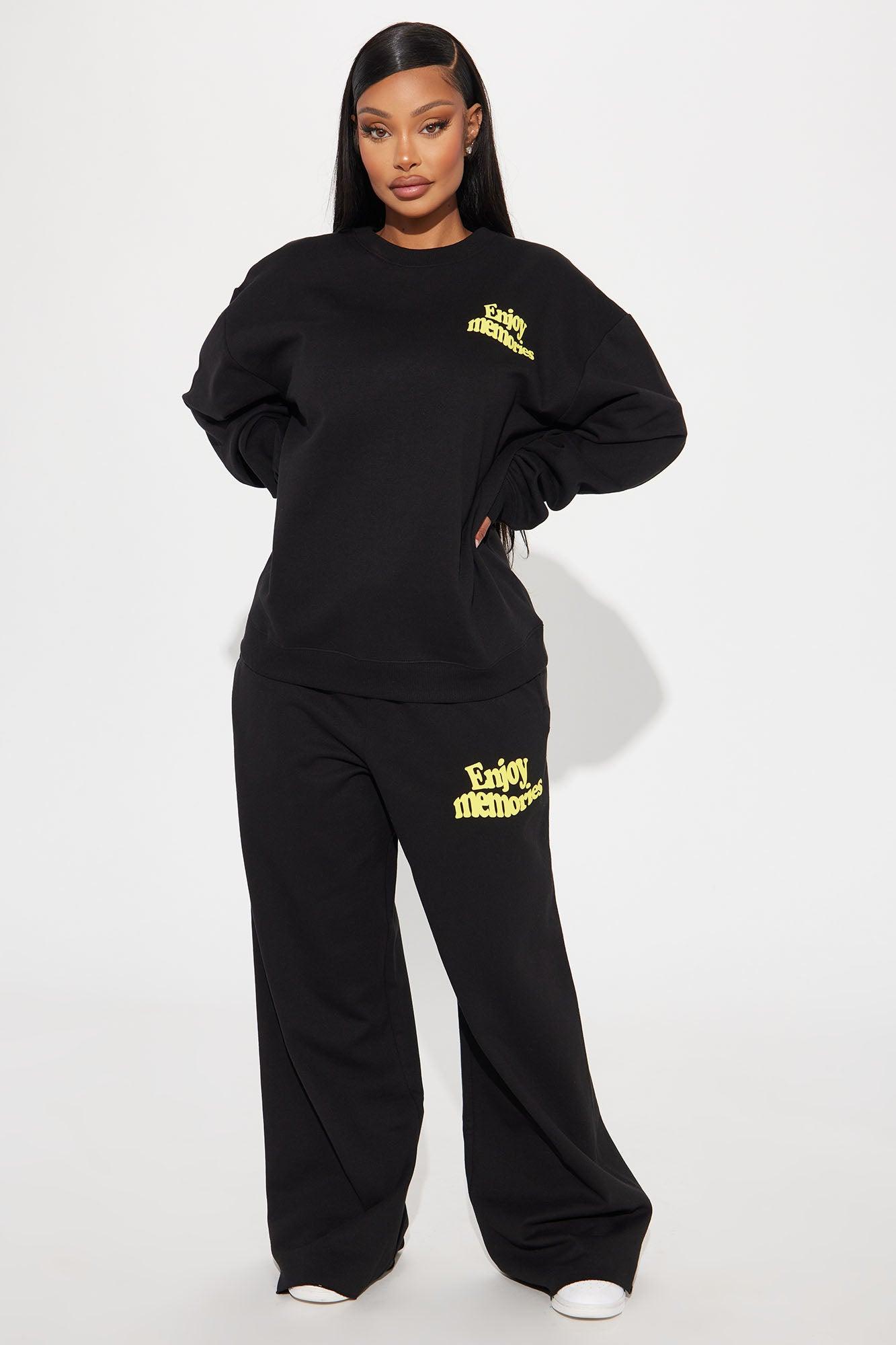 If You're Ready This Sweatshirt - Black/Yellow Product Image