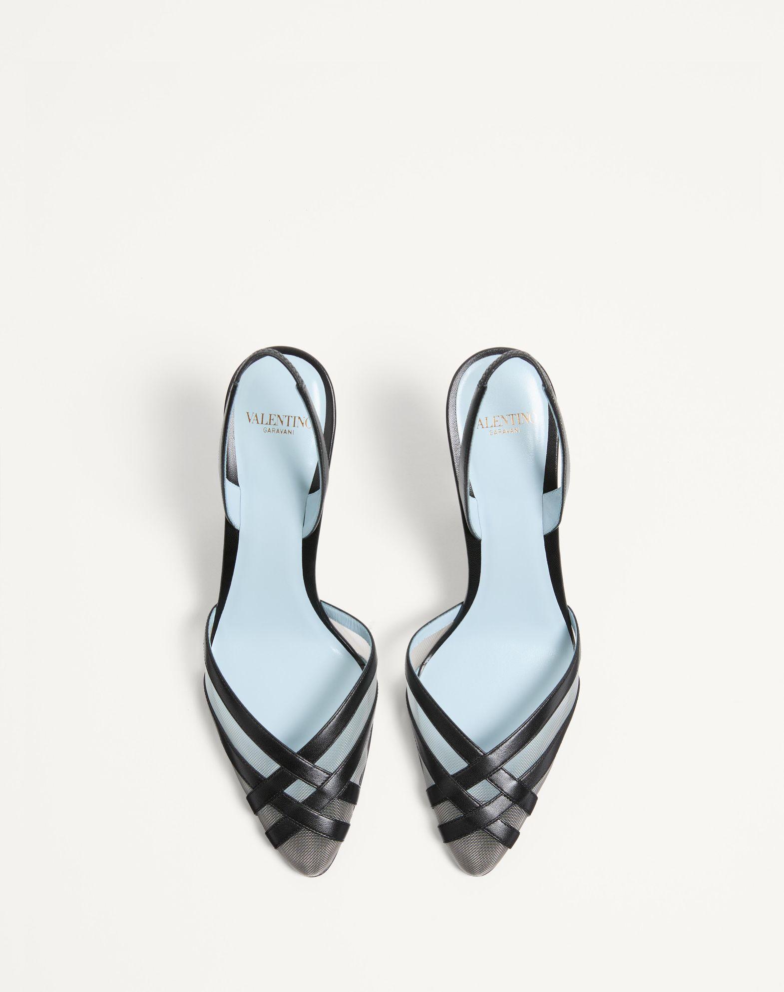 Impudance Slingback Pumps In Kidskin And Mesh 90Mm Product Image