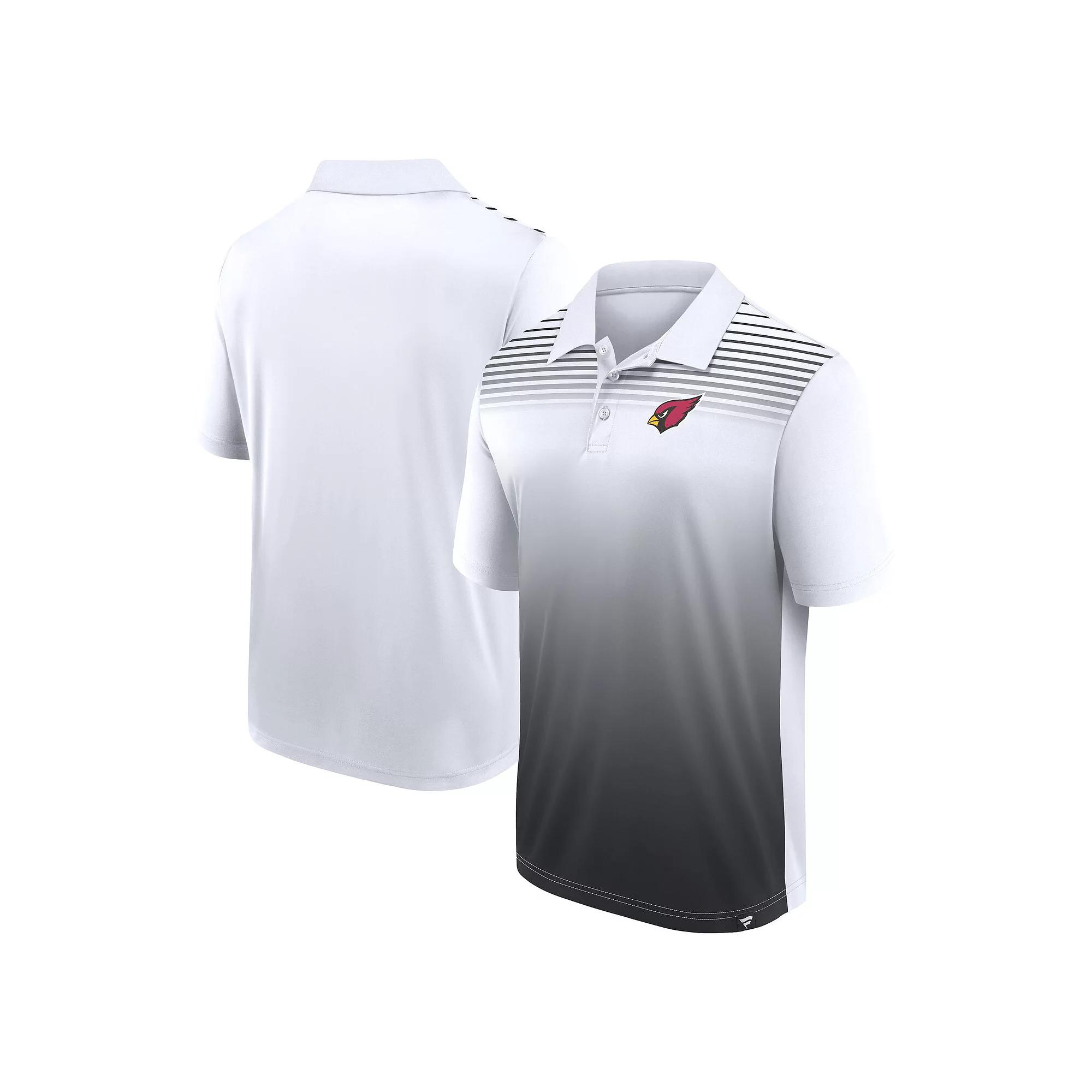 Men's White/Black Arizona Cardinals Sandlot Game Polo,  Product Image