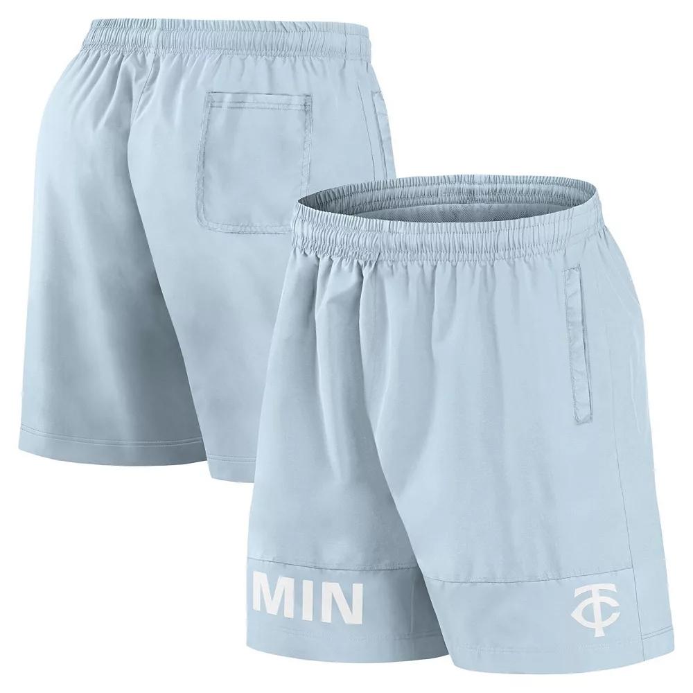 Men's Fanatics Light Blue Seattle Mariners Elements Swim Shorts,  Product Image