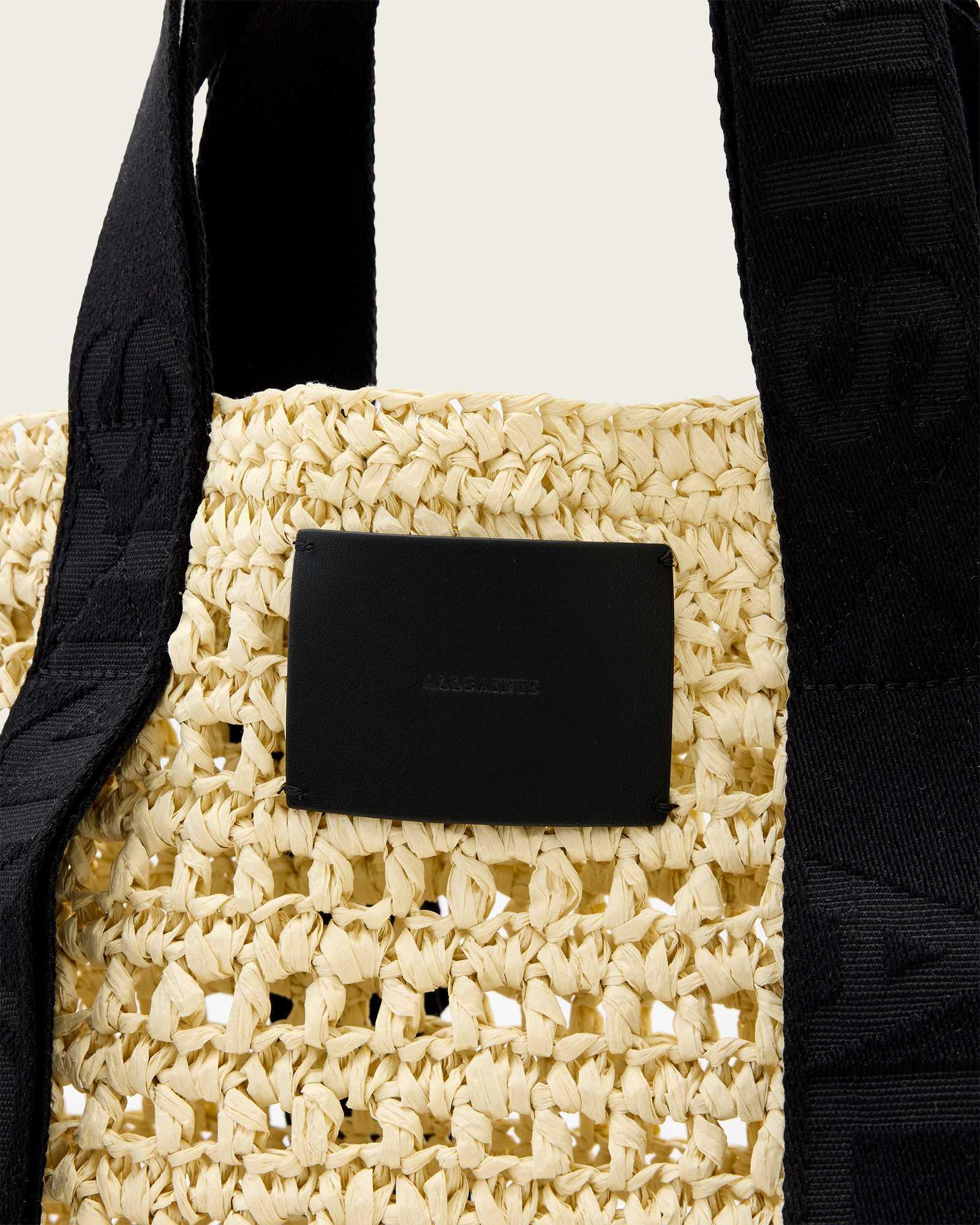 Lullah Woven Tote Bag UNBLEACHED WHITE | ALLSAINTS US Product Image