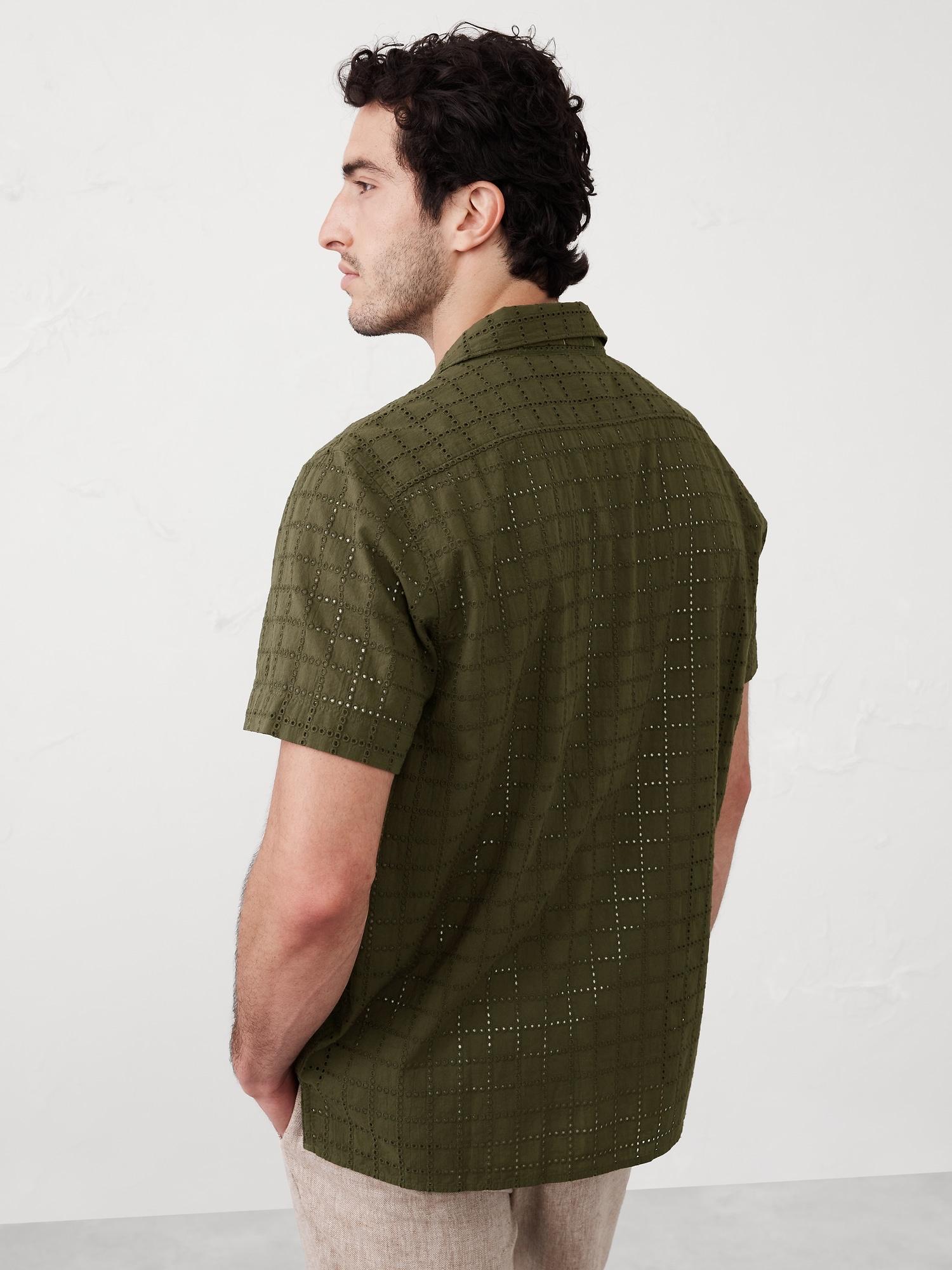 Eyelet Resort Shirt Product Image