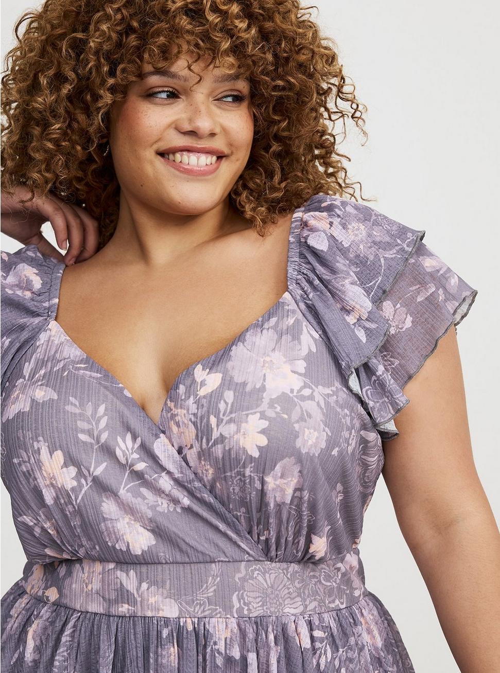 Double Flutter Sleeve Romper Product Image