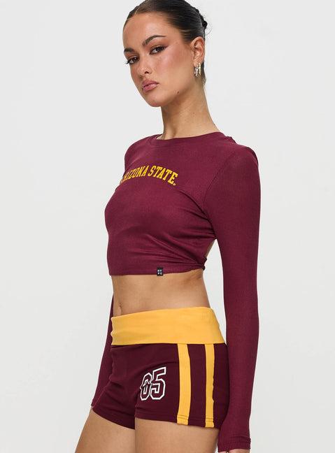 ASU Bring It Back Top Maroon Product Image