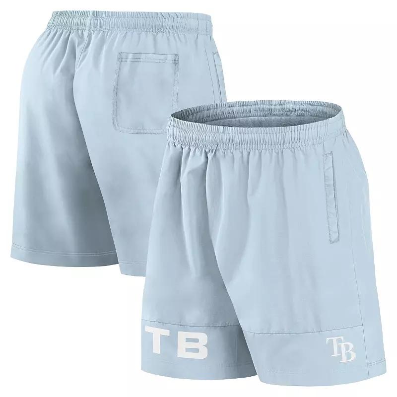 Men's Fanatics Light Blue Atlanta Braves Elements Swim Shorts,  Product Image