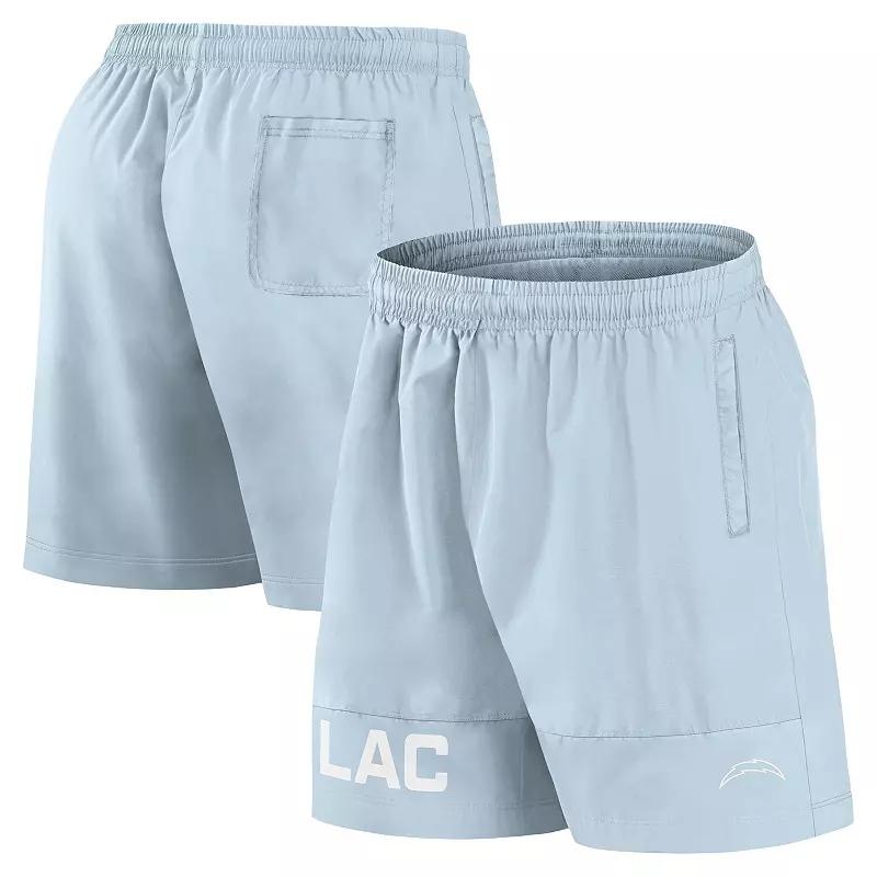 Men's Fanatics Light Blue Atlanta Braves Elements Swim Shorts,  Product Image