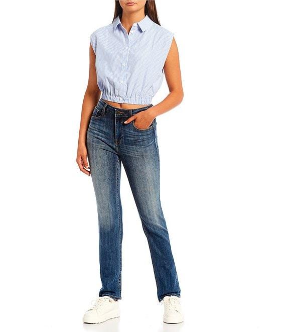 Vigoss High Rise Straight Jeans Product Image