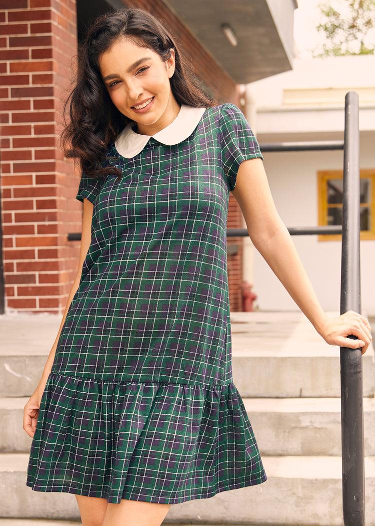 School Days Collared Dress Product Image