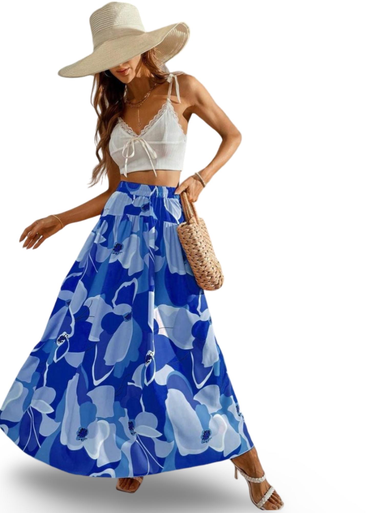 Luv Fashion Floral Skirt Product Image