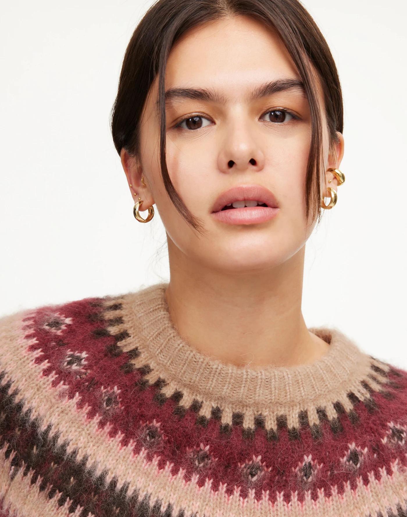 Fair Isle Alpaca-Blend Sweater Product Image