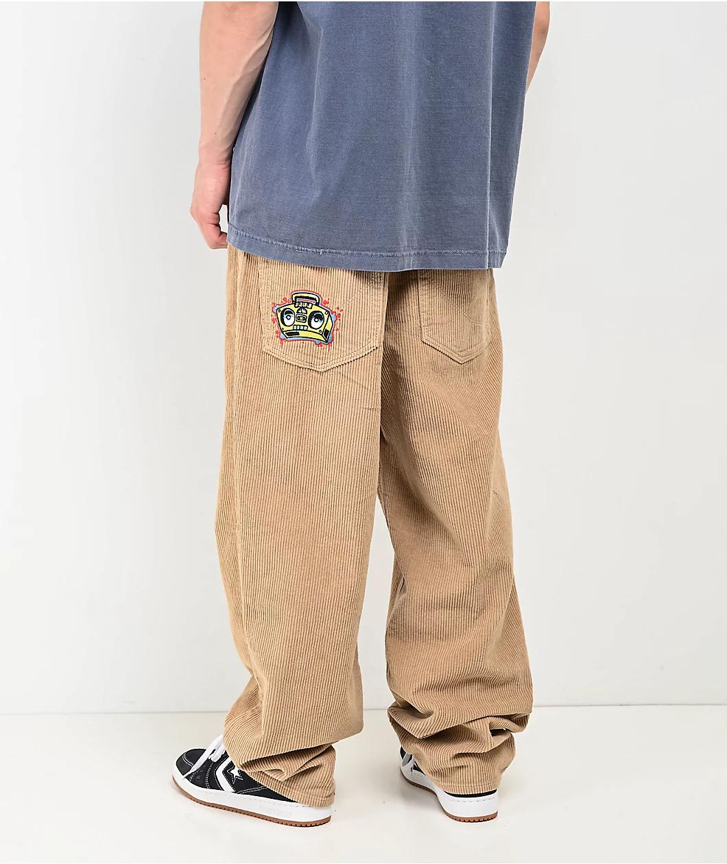 Empyre Boom Box Khaki Corduroy Skate Pants Product Image