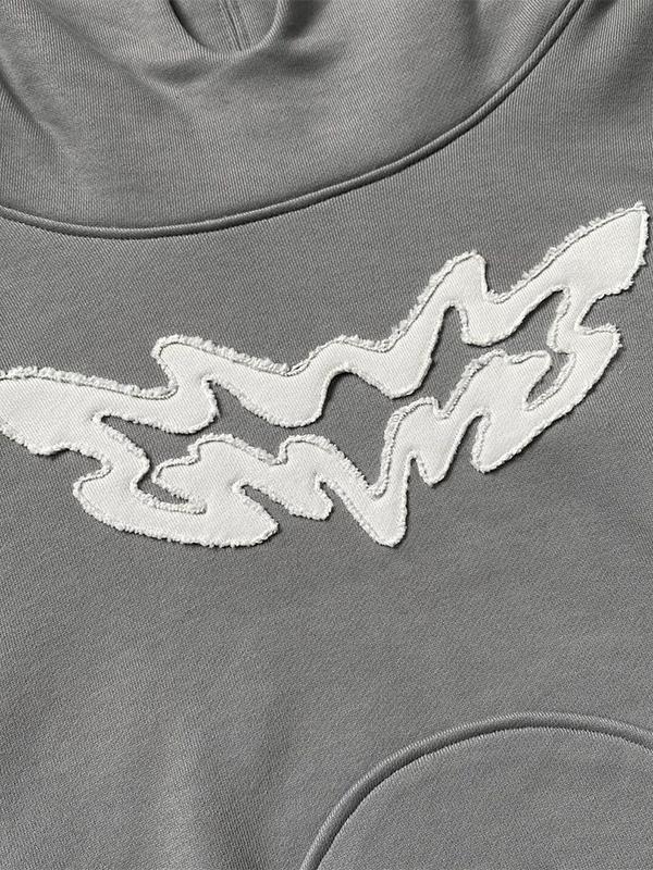 Men's Contrast Color Oversized Hoodie Product Image