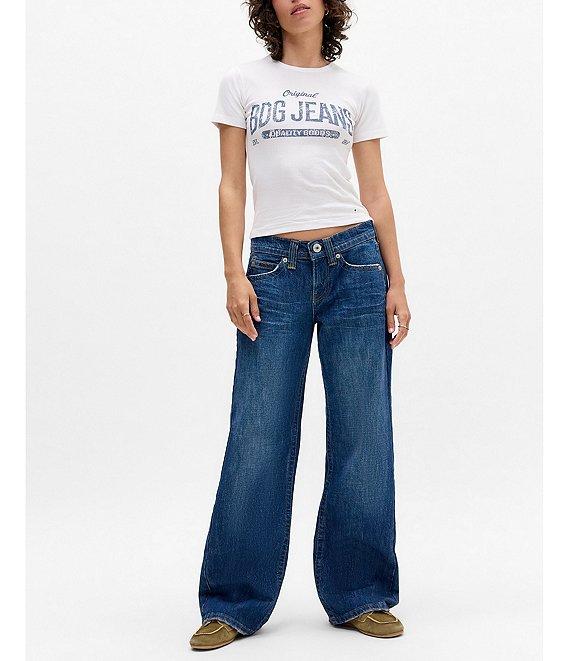 BDG Urban Outfitters Kayla Greencast Low Rise 5-Pocket Jeans Product Image