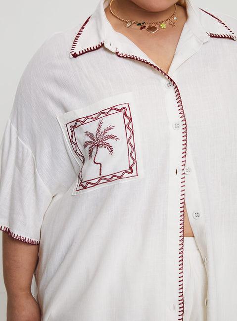 Palm Set White Curve Product Image