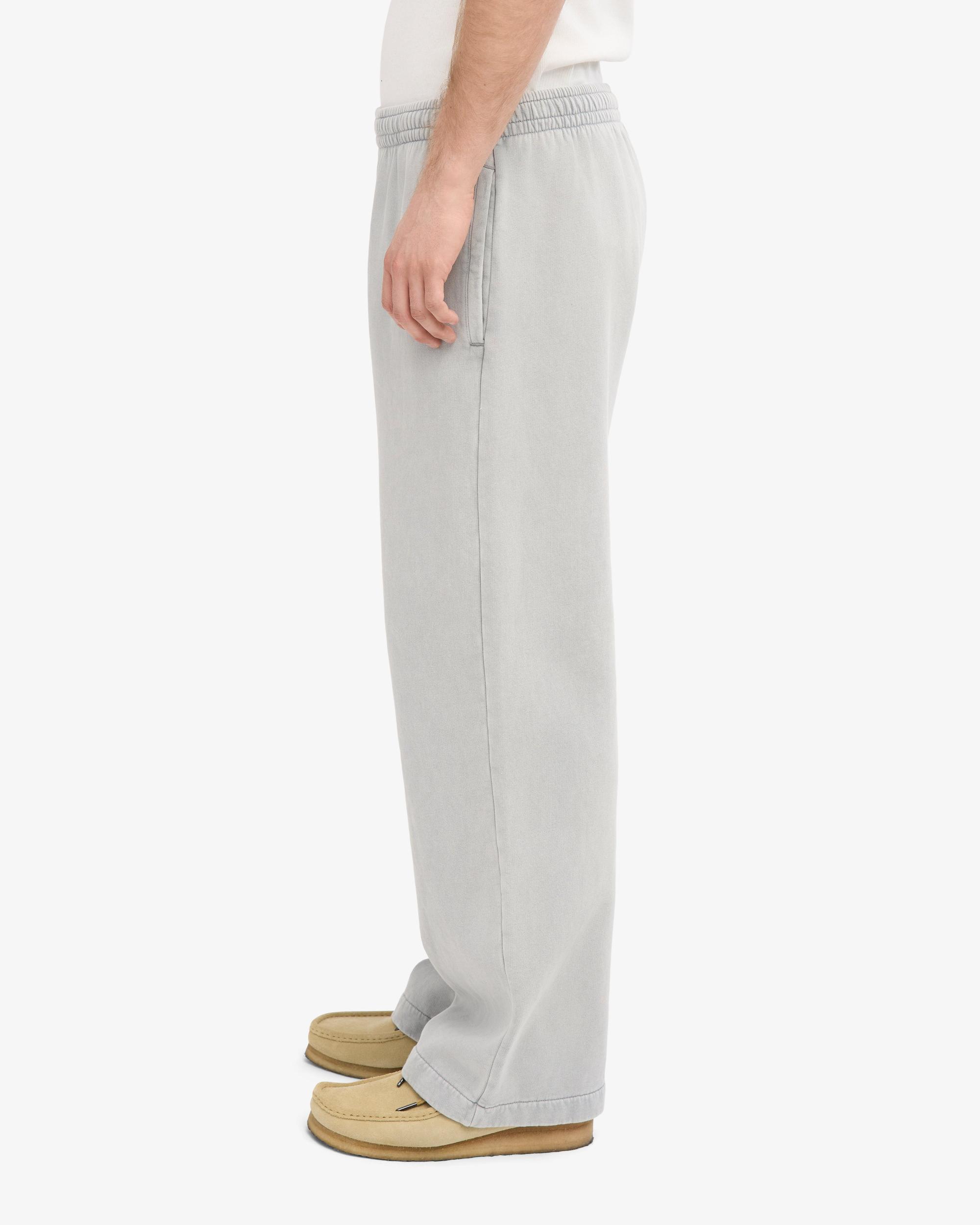 Organic Straight Leg Sweatpants - Faded Grey Product Image