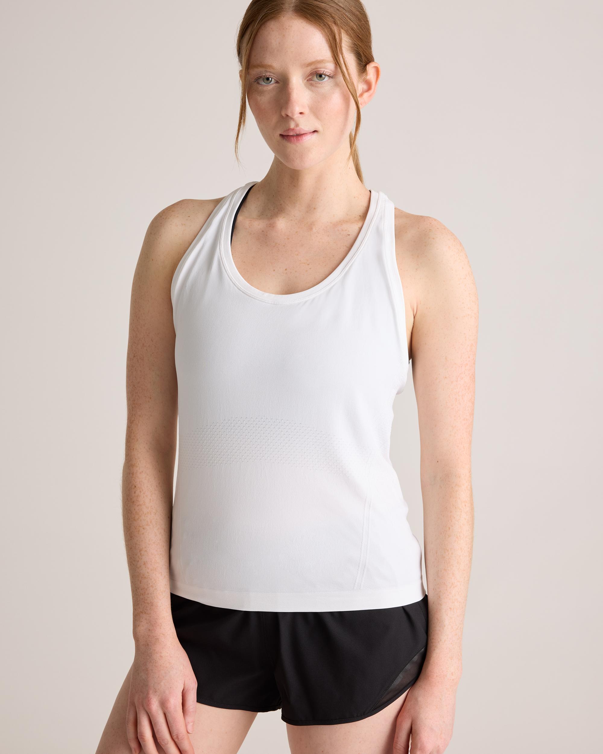 Quince | Women's Seamless Waist-Length Racerback Tank Top Nylon Product Image