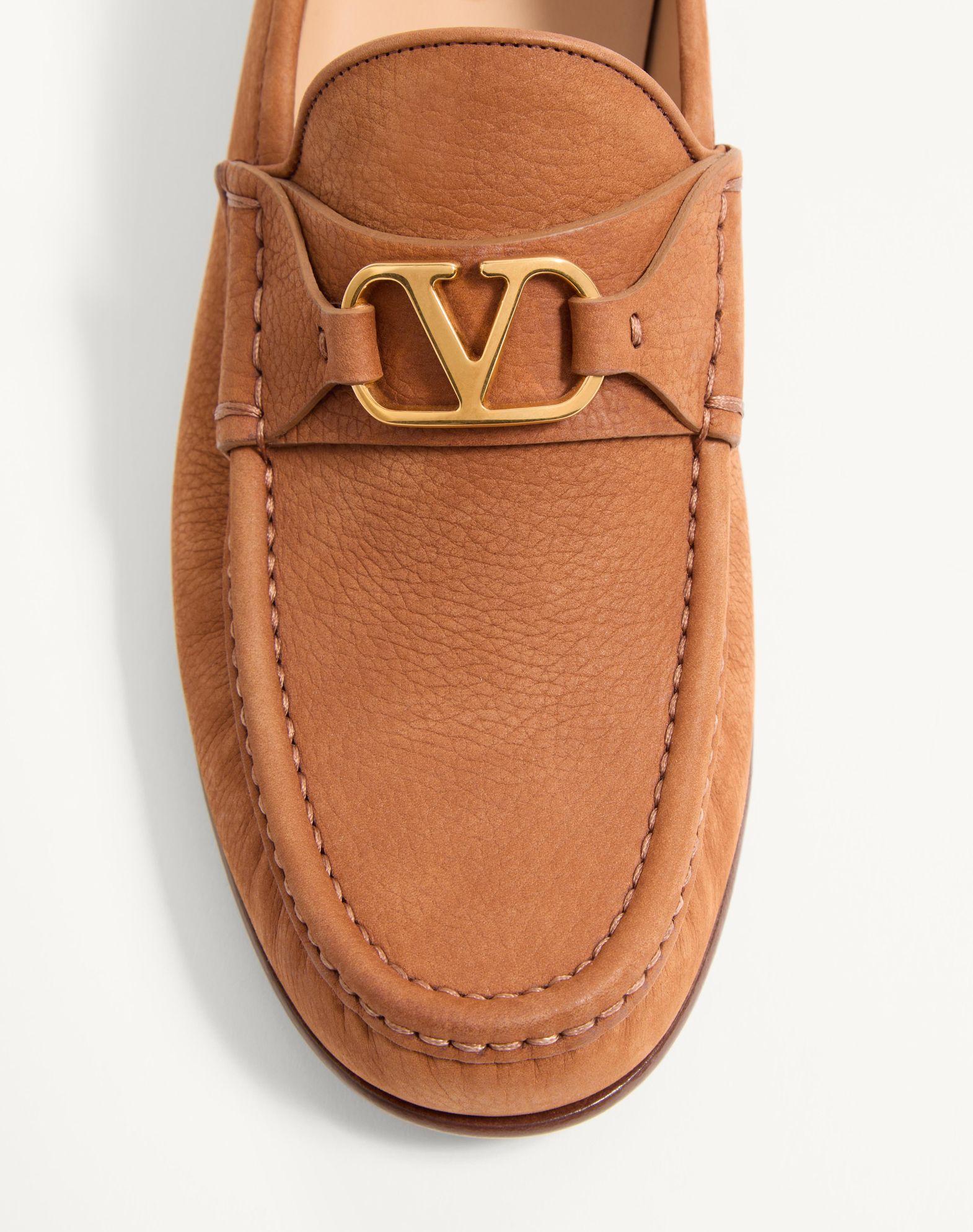 Vlogo Signature Deerskin Suede Loafer Product Image