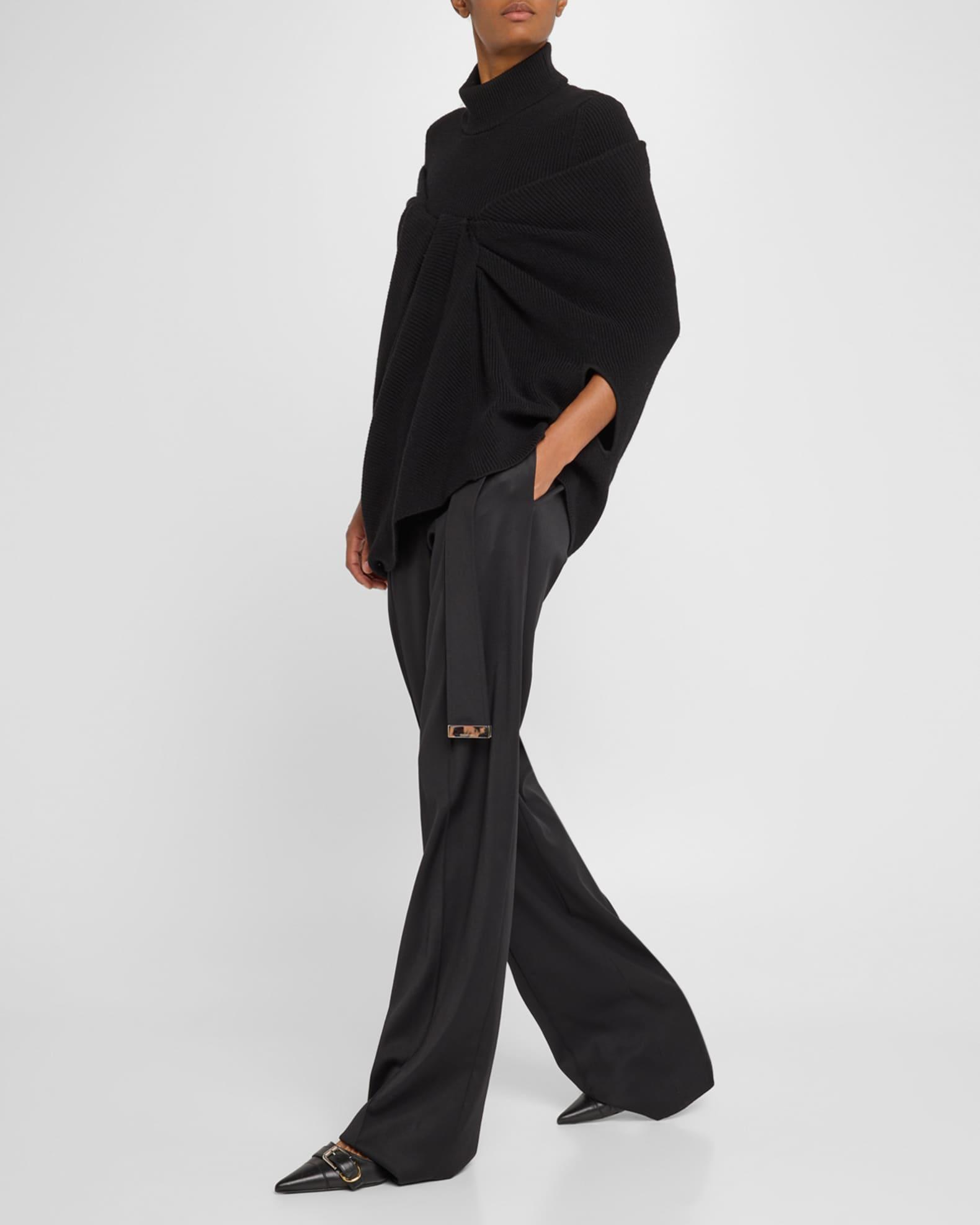 The Ashton Belted Straight-Leg Pants Product Image