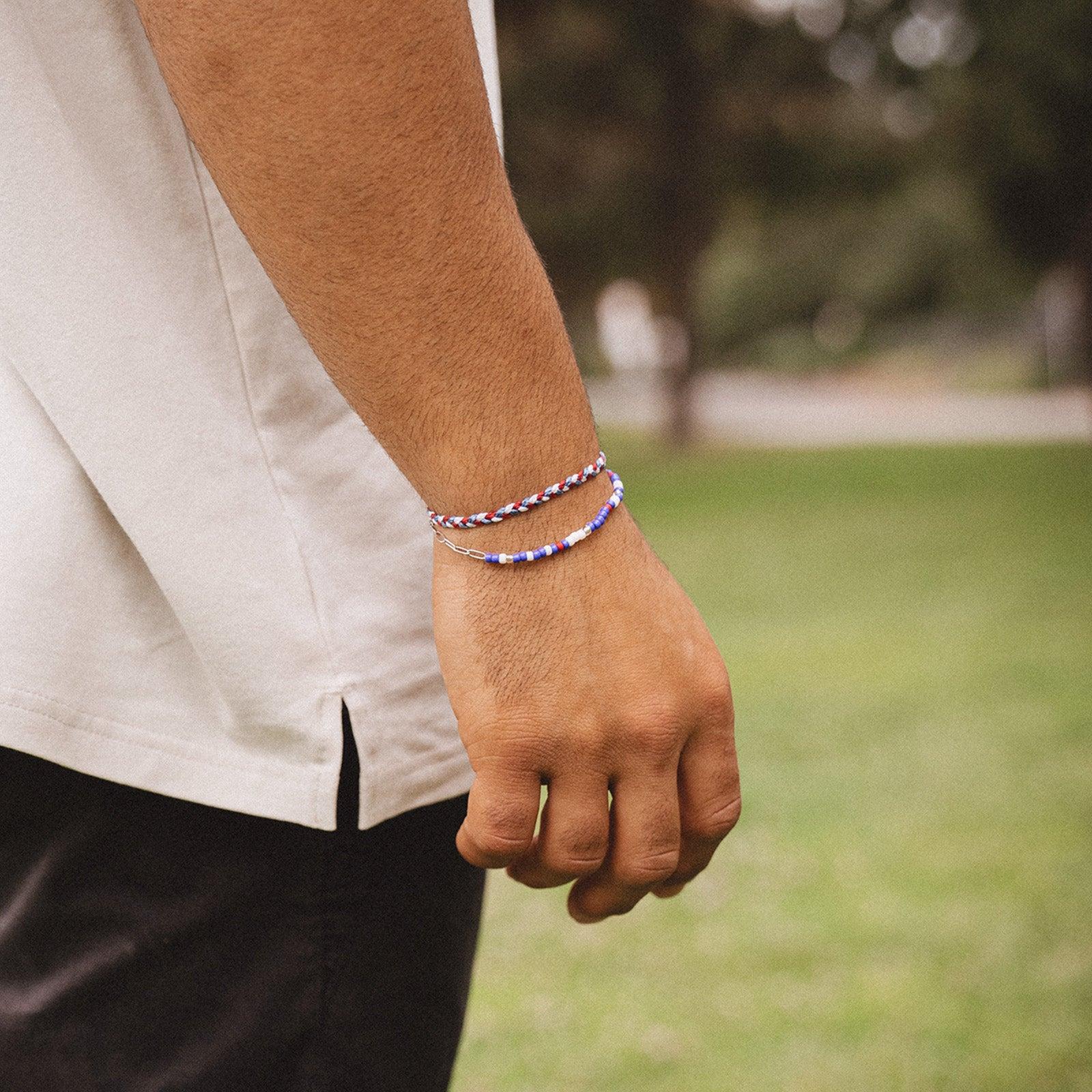 Homes For Our Troops Braided Bracelet Male Product Image