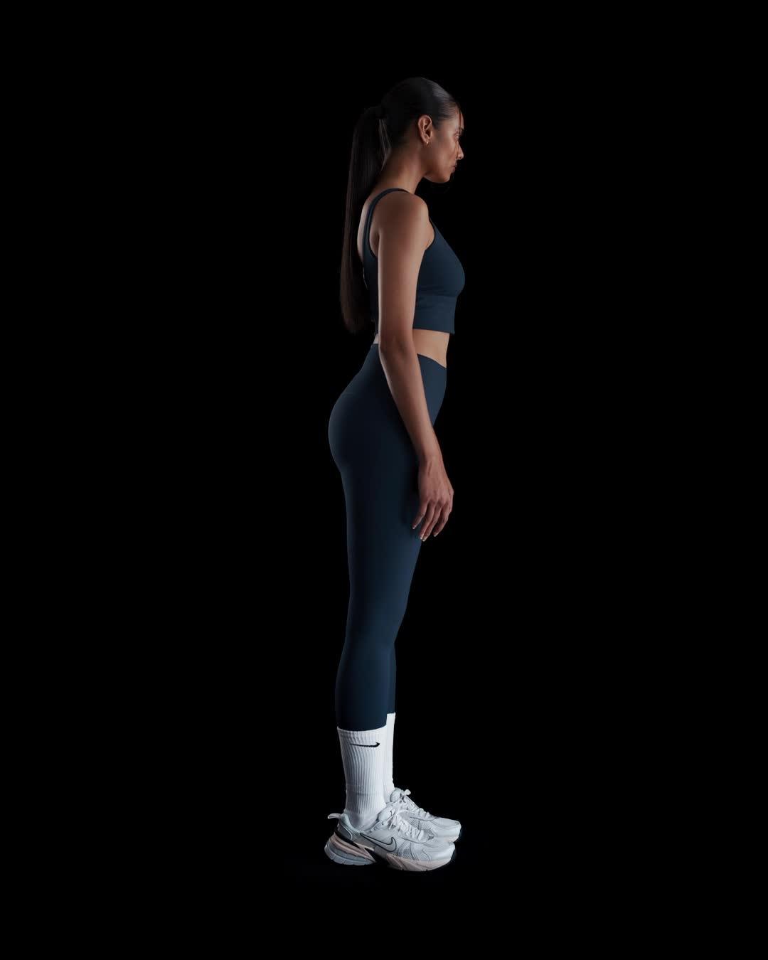 Nike Zenvy Rib Women's High-Waisted 7/8 Leggings Product Image