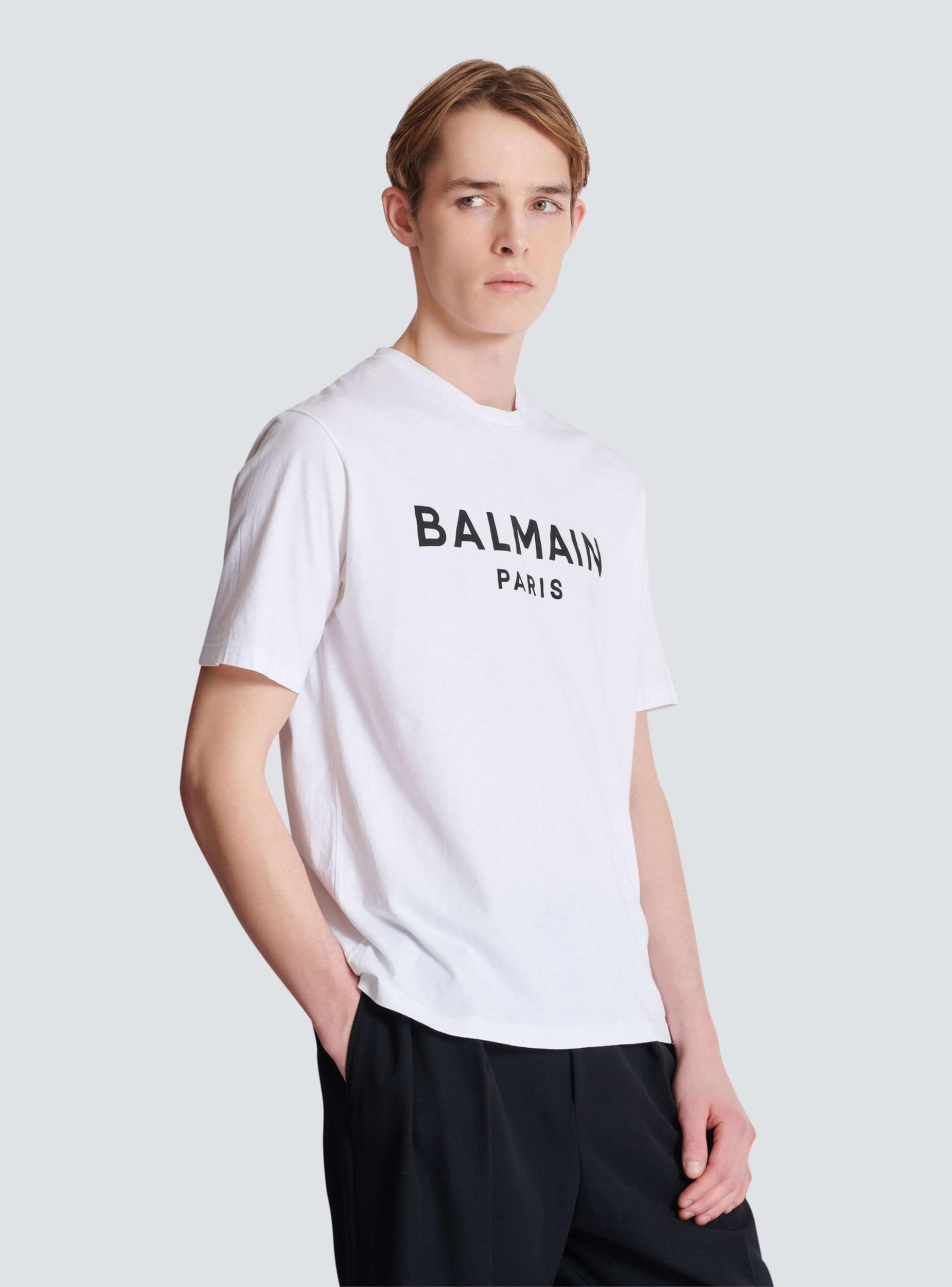 T-shirt with Balmain Paris print Product Image