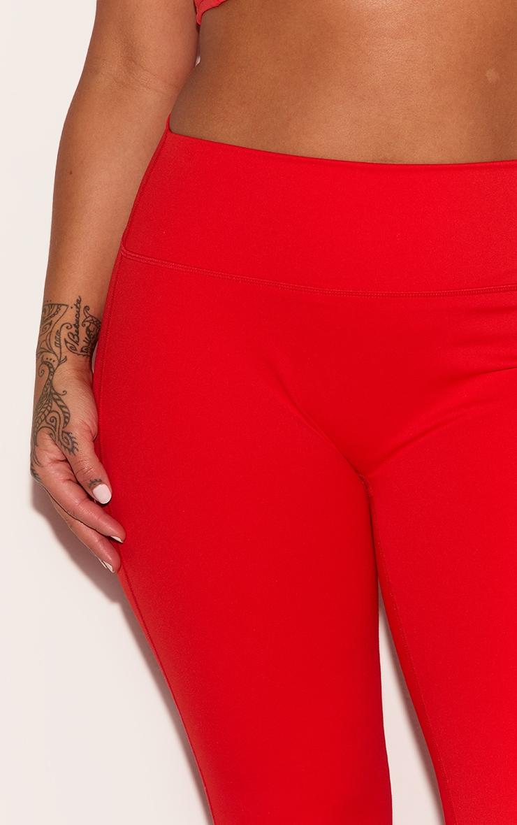 Red Ultimate Sculpt High Waist Flare Yoga Pants Product Image